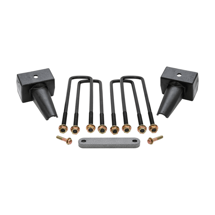 ReadyLIFT 4" Rear Block Kit - 2 Piece Drive Shaft - F350/450 DRW Diesel for 2017-2026 Ford F-250 Super Duty/F-350 Super Duty/F-450 Super Duty - Recon Recovery