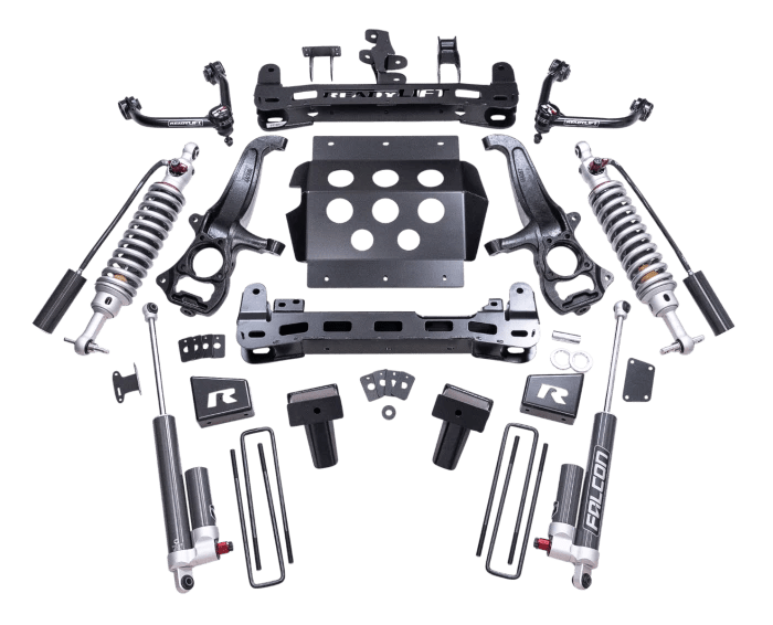 ReadyLIFT 6" MAX3.3 Suspension System with Falcon 3.3 Adjustable Shocks for 2019-2024 Chevrolet/GMC Silverado 1500/Sierra 1500 - Recon Recovery