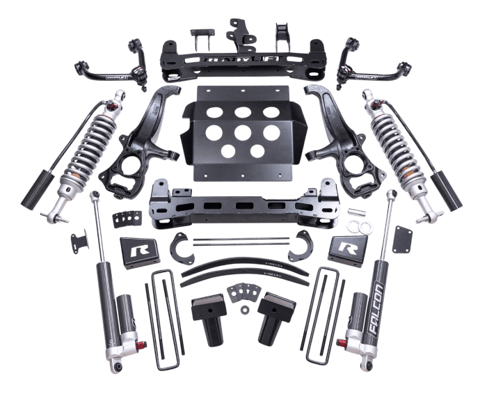 ReadyLIFT 8" MAX3.3 Suspension System with Falcon Adjustable Shocks for 2019-2024 Chevrolet/GMC Silverado 1500/Sierra 1500 - Recon Recovery
