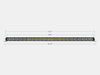 42" Slim Single Row LED Bar (Amber) - Recon Recovery