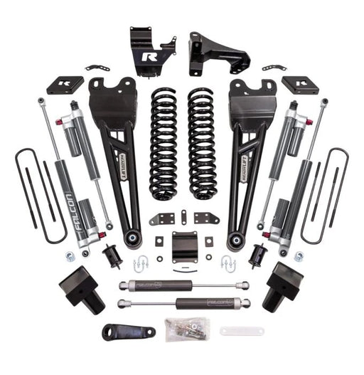 ReadyLIFT 6" Coil Spring Lift Kit with Falcon 3.3 Front/Rear Shocks, Radius Arms, Dual Steering Stabilizer, and Front Track Bar Bracket for 2023-2026 Ford F-250 Super Duty/F-350 Super Duty - Recon Recovery