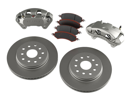 TeraFlex Front Big Brake Kit W/ Vented Rotors - 5x5" & 5x5.5" for 2007-2018 Jeep Wrangler - Recon Recovery