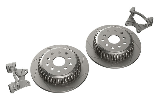 TeraFlex Rear Performance Big Rotor Kit W/ Slotted Rotors - 5x5" & 5x5.5" for 2007-2018 Jeep Wrangler - Recon Recovery