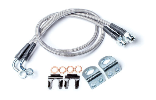 TeraFlex 30'' Stainless Steel Braided Rear Brake Line Kit for 2007-2018 Jeep Wrangler - Recon Recovery