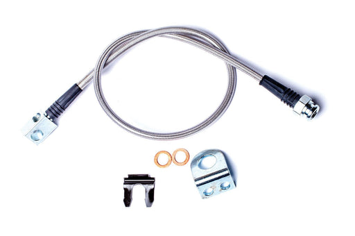 TeraFlex 26'' Stainless Steel Braided Rear Brake Line Kit for 1997-2006 Jeep Wrangler - Recon Recovery