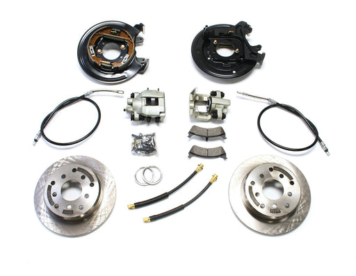 TeraFlex Rear Disc Brake Conversion Kit W/ E-Brake Cables for 1997-2006 Jeep Wrangler - Recon Recovery