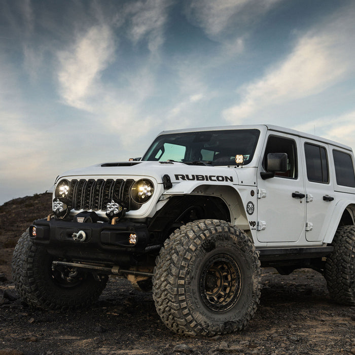 Baja Designs Squadron 2.0 Pro A-Pillar Light Kit - 2018-2026 Jeep Wrangler JL & 2020-2025 Gladiator JT (Clear, Spot)