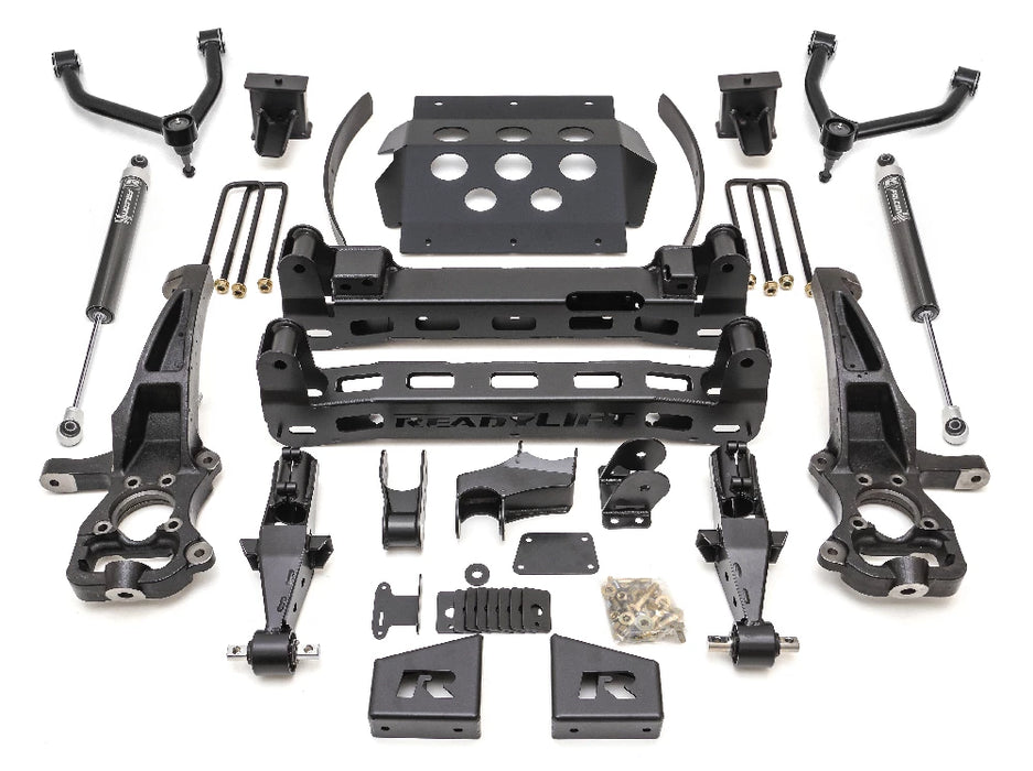 ReadyLIFT 8" Big Lift Kit with Upper Control Arms and rear Falcon 1.1 Monotube Shocks for 2019-2022 Chevrolet/GMC Silverado 1500/Sierra 1500