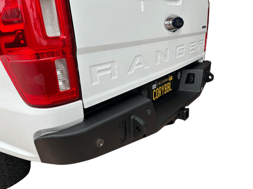 TJM USA High Clearance Steel Rear Bumper for 2019 - 2024 Ford Ranger - Recon Recovery - Recon Recovery