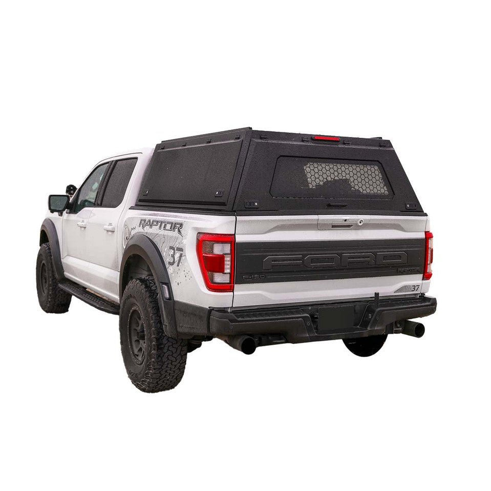 2021-2025 Ford F-150 Expedition Stainless Steel Truck Cap with Wing Do ...