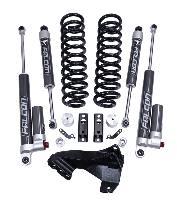 ReadyLIFT 2.5" Coil Spring Front Lift Kit with Falcon 2.1 Monotube Front and Rear Shocks and Front Track Bar Bracket (2017-2020 is a 2" front lift) for 2017-2026 Ford F-250 Super Duty/F-350 Super Duty/F-450 Super Duty - Recon Recovery