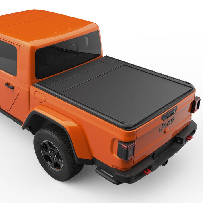 EGR RollTrac Electric Retractable T - Slot Tonneau Cover for 2020 - 2025 Jeep Gladiator JT - Recon Recovery - Recon Recovery