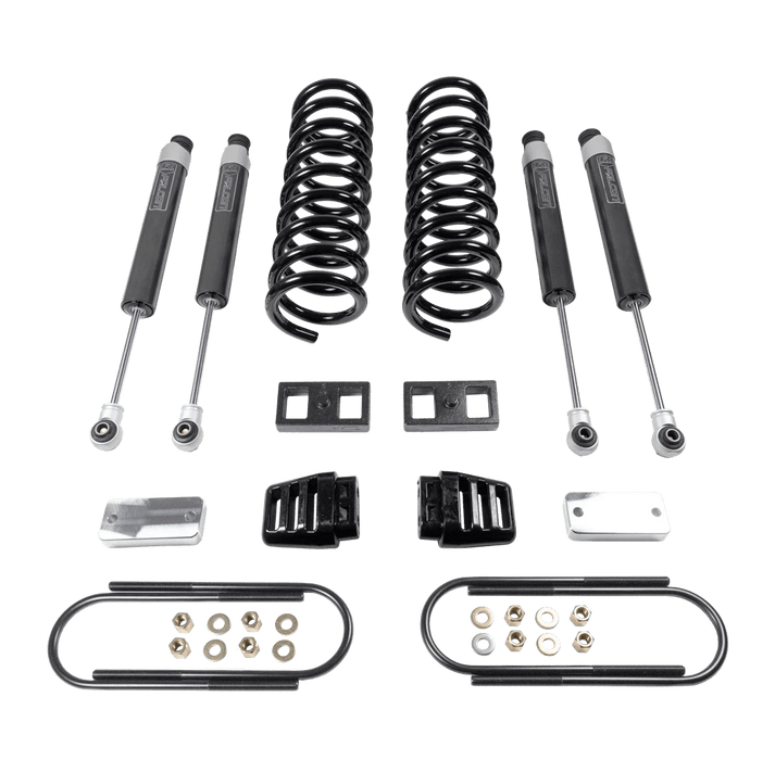 ReadyLIFT 3" coil lift kit - front coils and rear blocks, radius arm drop brackets, Falcon 1.1 shocks for 2019-2024 Ram 3500 - Recon Recovery