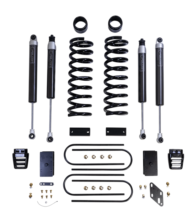 ReadyLIFT 3" coil lift kit - front coils and rear blocks, radius arm drop brackets, Falcon 1.1 shocks for 2019-2024 Ram 3500 - Recon Recovery