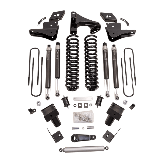 ReadyLIFT 6" Coil Spring Lift Kit with Falcon 1.1 Monotube Front/Rear Shocks, Radius Drops, and Front Track Bar Bracket for 2023-2026 Ford F-250 Super Duty/F-350 Super Duty - Recon Recovery