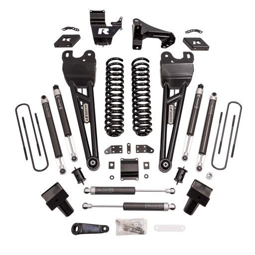 ReadyLIFT 6" Coil Spring Lift Kit with Falcon 1.1 Monotube Front/Rear Shocks, Radius Arms, Dual Steering Stabilizer, and Front Track Bar Bracket for 2023-2026 Ford F-250 Super Duty/F-350 Super Duty - Recon Recovery