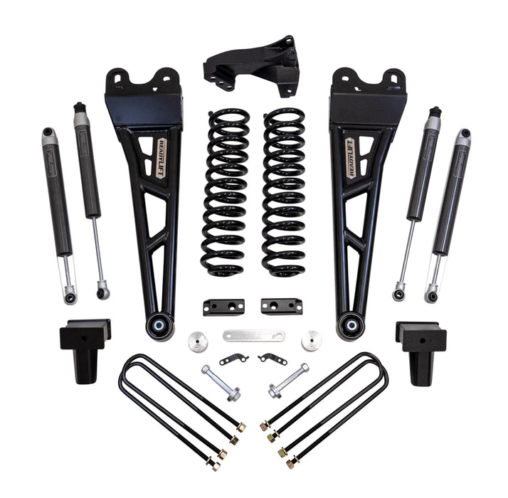 ReadyLIFT 4" Coil Spring Lift Kit with Falcon 1.1 Monotube Front/Rear Shocks and Front Track Bar Bracket with Radius Arms for 2017-2022 Ford F-250 Super Duty/F-350 Super Duty