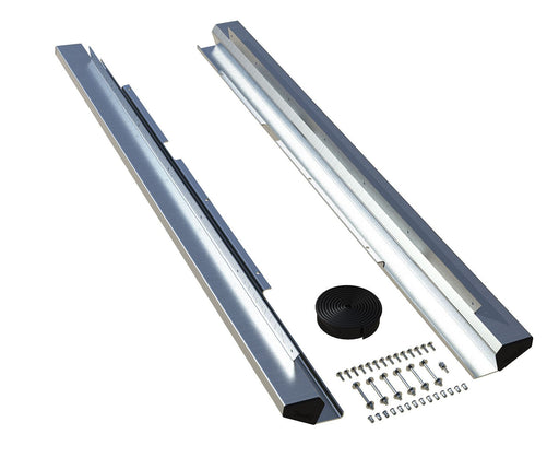TeraFlex RockGuard Aluminum Rock Slider Kit - Raw for 2007-2018 Jeep Wrangler Unlimited - Recon Recovery