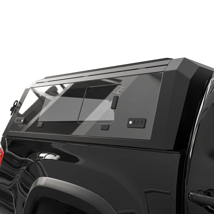 OPENROAD Bolt On Bed Cap with Sliding Side and Front Windows for 2016-2023 Toyota Tacoma - Recon Recovery