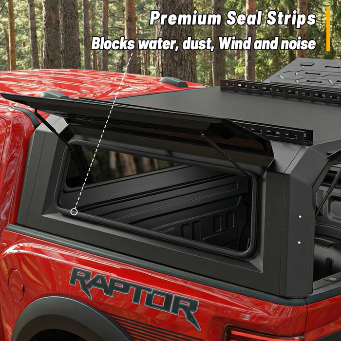 Openroad Aluminum Light Weight Modular Truck Cap for 2021 - 2026 Ford F - 150 5.7ft Bed - Recon Recovery