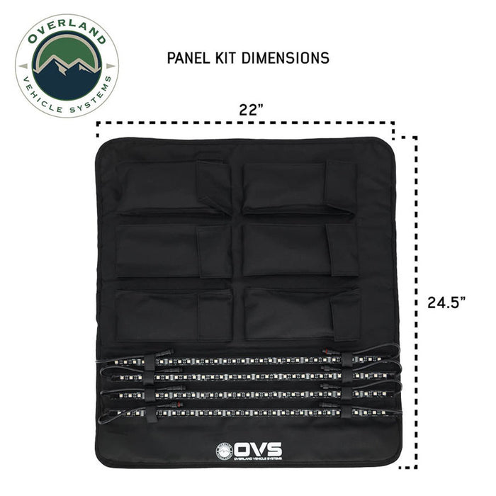 OVS 4 Piece Universal LED Light Kit – Plug & Play RGBWW Camping Lights - Recon Recovery