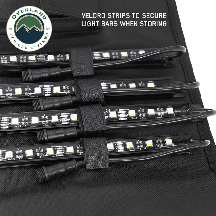 OVS 4 Piece Universal LED Light Kit – Plug & Play RGBWW Camping Lights - Recon Recovery