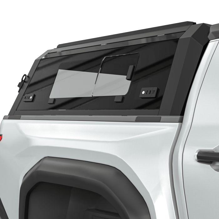 OPENROAD Bolt On Bed Cap with Sliding Side and Front Windows for 2024-2026 Toyota Tacoma - Recon Recovery