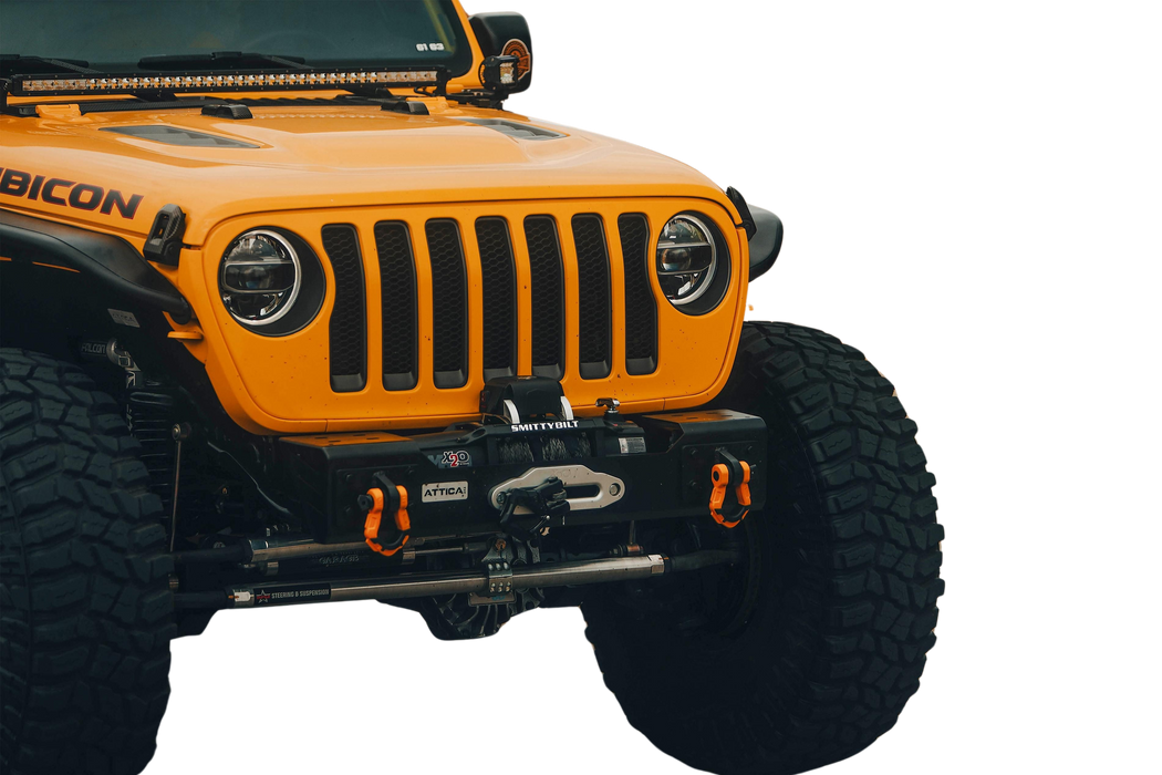 Attica 4x4 Apex Series Stubby Front Bumper for 2018-2024 Jeep Wrangler JL & Gladiator JT