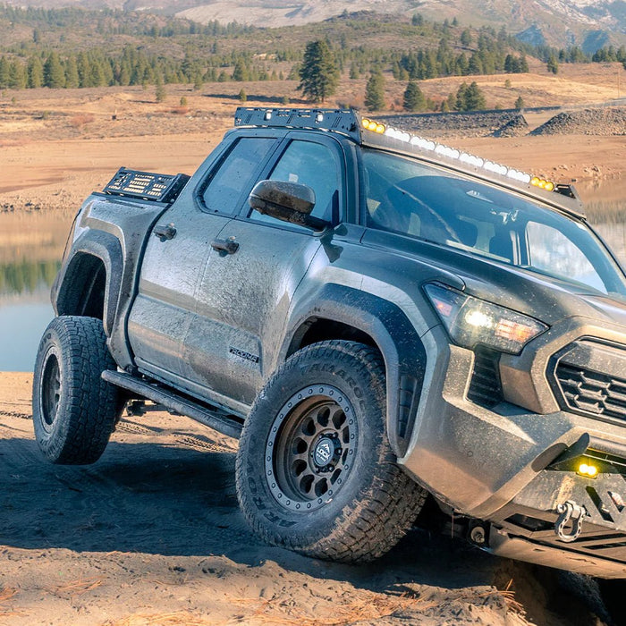 Cali Raised Bolt On Step Edition Rock Slider For 2024+ Toyota Tacoma USA Made - Recon Recovery