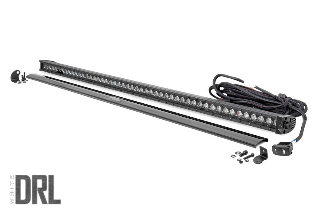 Rough Country 50 Inch Black Series LED Light Bar Cool White DRL - Recon Recovery