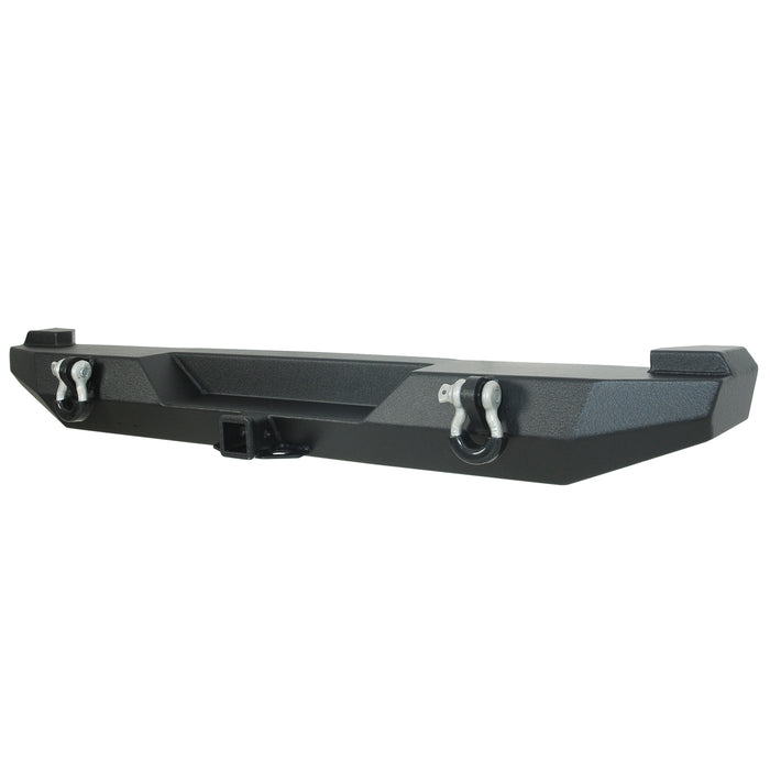 Paramount Automotive Integrated Tow Hitch Rear Bumper for 1983-2001 Jeep Cherokee XJ - Recon Recovery