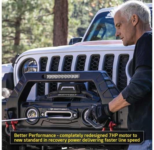 SmittyBilt X2O GEN3 10K Wireless Winch With Synthetic Rope 7hp -Recon Recovery - Recon Recovery