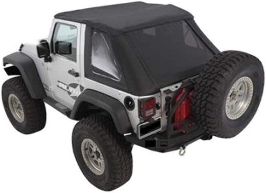 Smittybilt Bowless Combo Soft Top For 07 - 18 Jeep Wrangler JK 2 Door - Recon Recovery - Recon Recovery