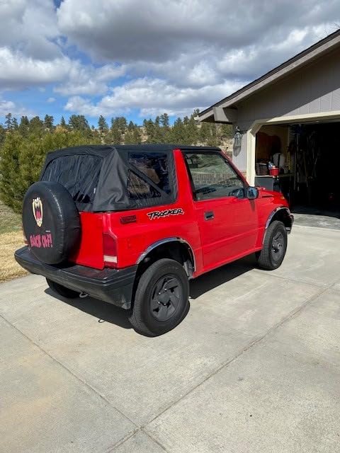 For 1995-1998 Suzuki Sidekick & Geo Tracker Soft Top W/ Tinted Windows In Black - Foto 8