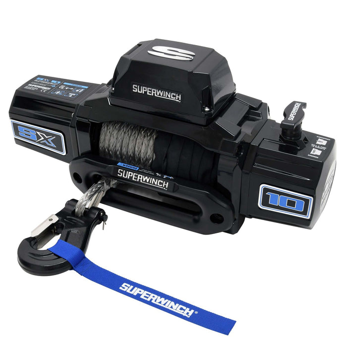 Superwinch SX10SR Synthetic Rope Electric Winch - 10,000 lbs. Ego Wireless Remote