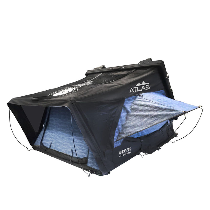 OVS XD Atlas Cantilever ABS Hard Shell Roof Top Tent, Blue Body & Black Rainfly - Recon Recovery