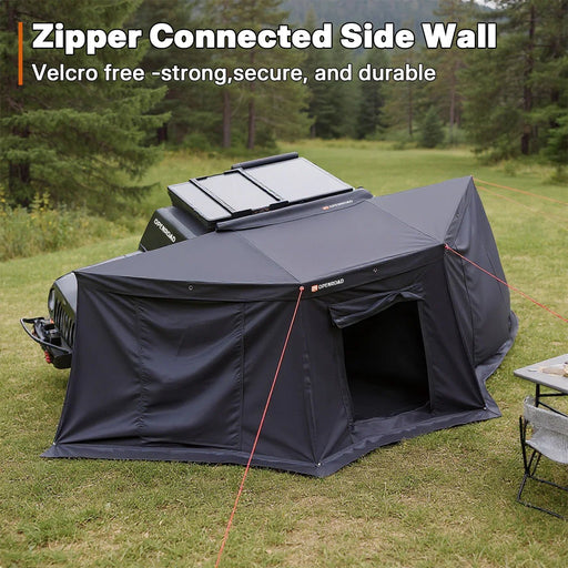 Openroad 180 Degree Free Standing Overland Awning With LEDs & Mounting Hardware - Recon Recovery