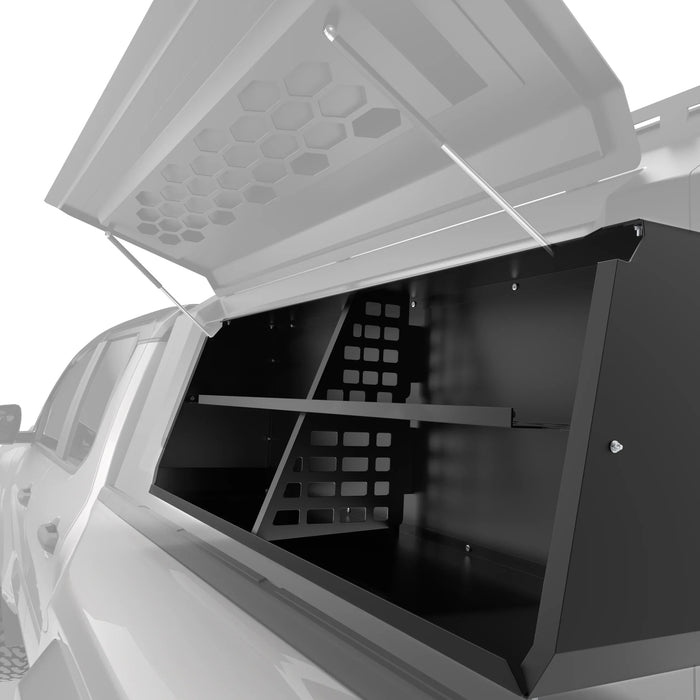 OPENROAD Truck Cap Storage Box Add On Accessory