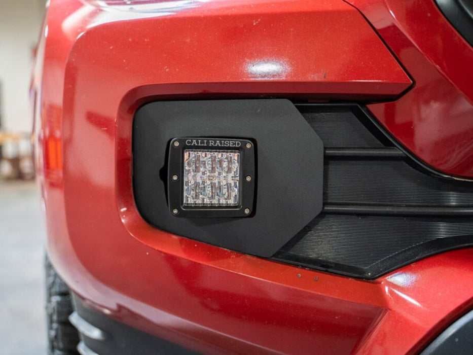 LED Fog Light Pod Replacements Brackets Kit For 2016-2023 Toyota Tacoma - Recon Recovery