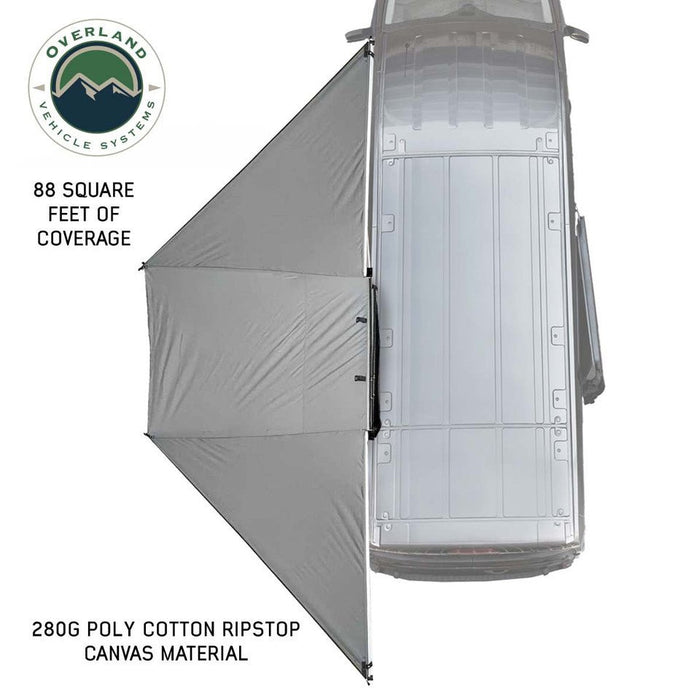 OVS 180 Free Standing Awning for High Roofline Vans + FREE Camping Chair - Recon Recovery