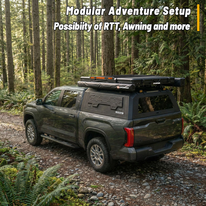 Openroad Aluminum Light Weight Modular Truck Cap for 2022 - 2026 Toyota Tundra 5.5ft Bed - Recon Recovery