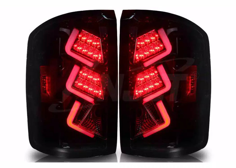 Winjet LED Tail Lights for 2014-2018 GMC Sierra 1500
