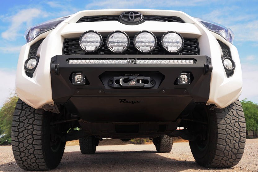 Rago Fabrication Center Mount Winch Bumper for 2014 - 2024 Toyota 4Runner - Recon Recovery - Recon Recovery