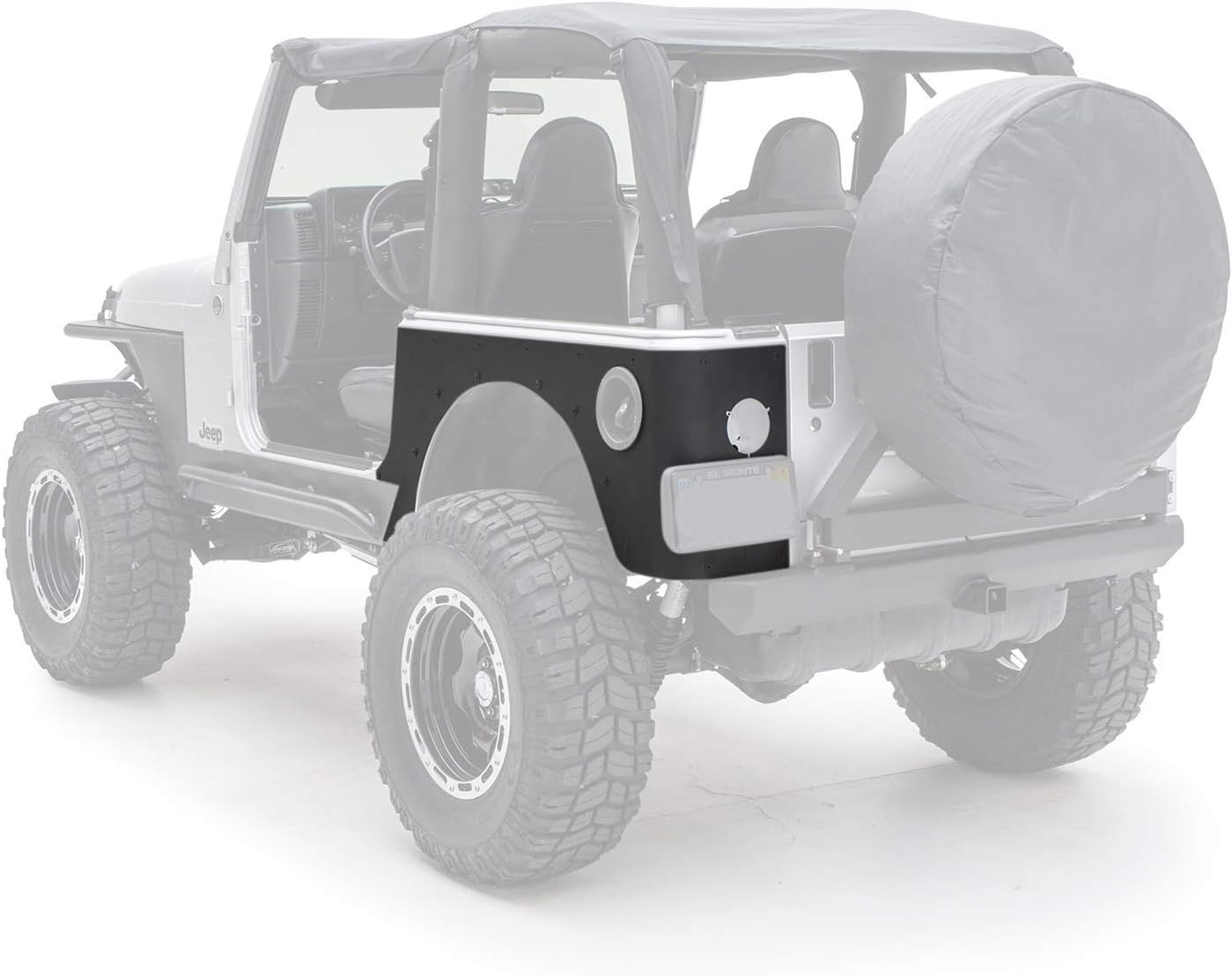 Smittybilt XRC Rear Corner Guards for 1997-2006 Wrangler TJ (Pair