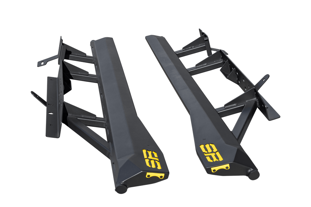 Smittybilt Frame Mounted Rock Sliders | 2016–2023 Toyota Tacoma Crew Cab - Recon Recovery