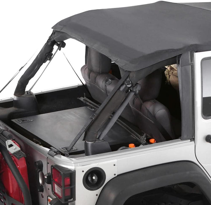Smittybilt Bowless Combo Soft Top For 07 - 18 Jeep Wrangler JK 2 Door - Recon Recovery - Recon Recovery