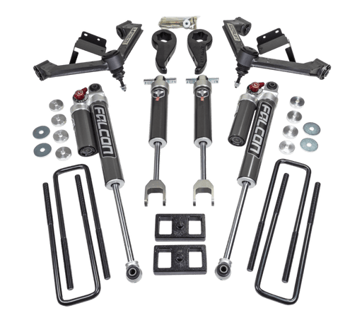 ReadyLIFT 3" SST 2.1 Lift Kit with Fabricated Control Arms and Falcon 2.1 Monotube Shocks for 2020-2024 Chevrolet/GMC Silverado 2500 HD/Sierra 2500 HD - Recon Recovery
