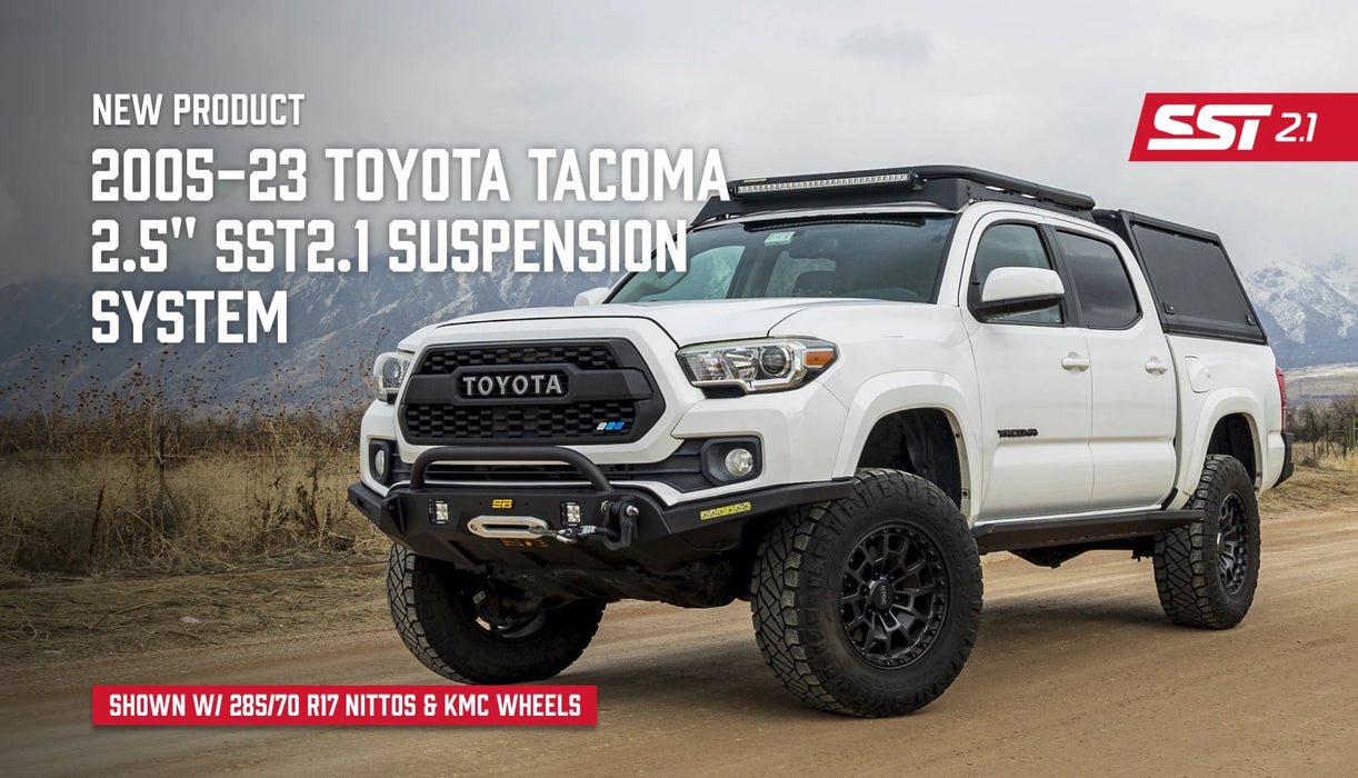 ReadyLIFT 2.5" SST2.1 Suspension System w/ Falcon 2.1 Strut/Shocks for 2005-2023 Toyota Tacoma - Recon Recovery