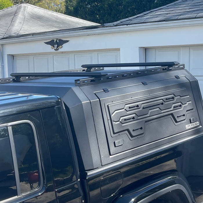 Openroad Aluminum Light Weight Truck Cap Bundle Deal - Bed Cap + Cross Bars + Storage Box