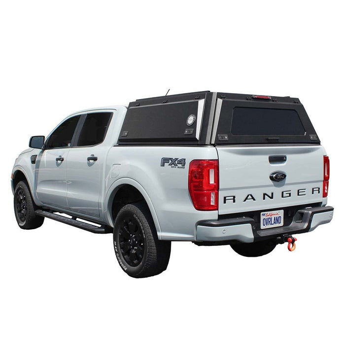 OVS Expedition Stainless Steel Truck Cap with Wing Doors For 2019 - 2023 Ford Ranger - Recon Recovery